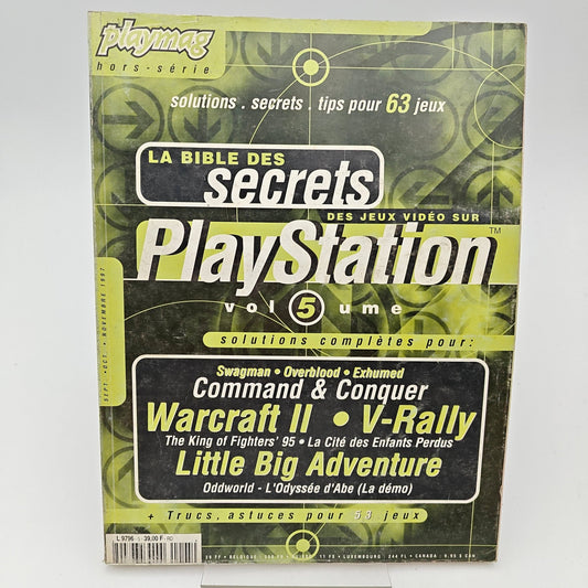 PLAYMAG LA BIBLE DES SECRETS DES JEUX VIDEO SUR PLAYSTATION VOLUME 5 - MAGAZINE JEUX VIDEO - Strike Games