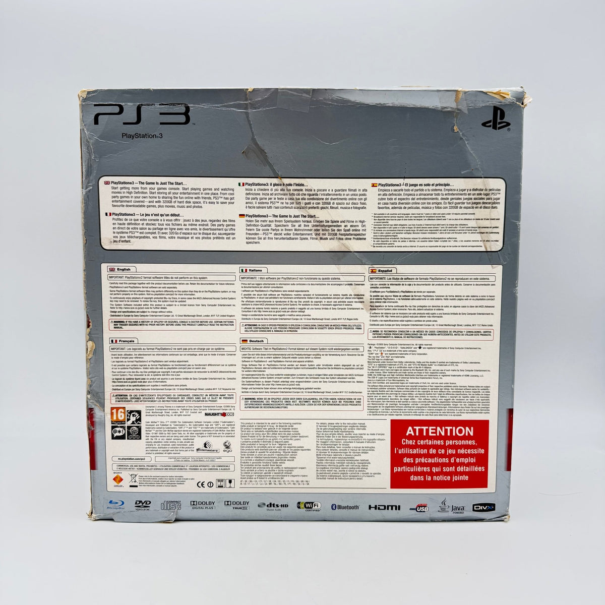 PLAYSTATION 3 UNCHARTED 2 & DIRT 2 PACK - Strike Games