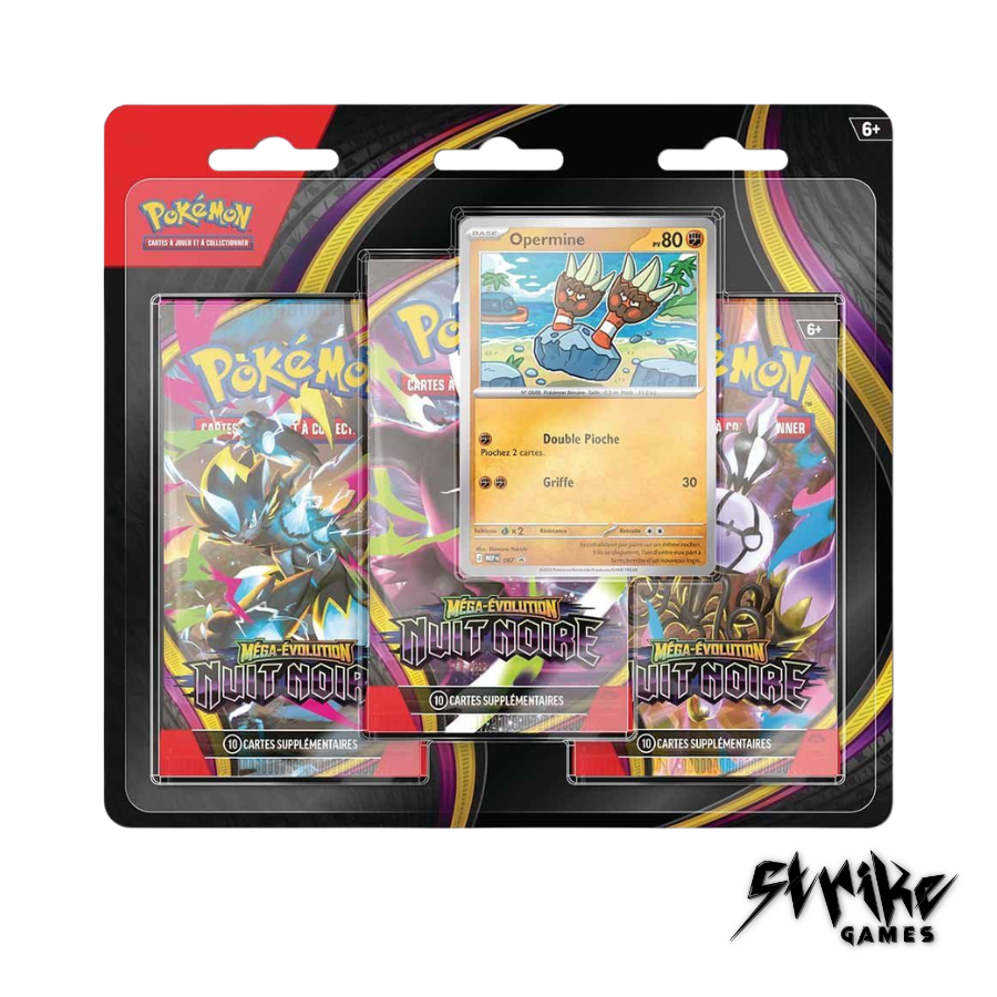 Pokémon ME 5 - Nuit Noir - Tripack | FR - Strike Games
