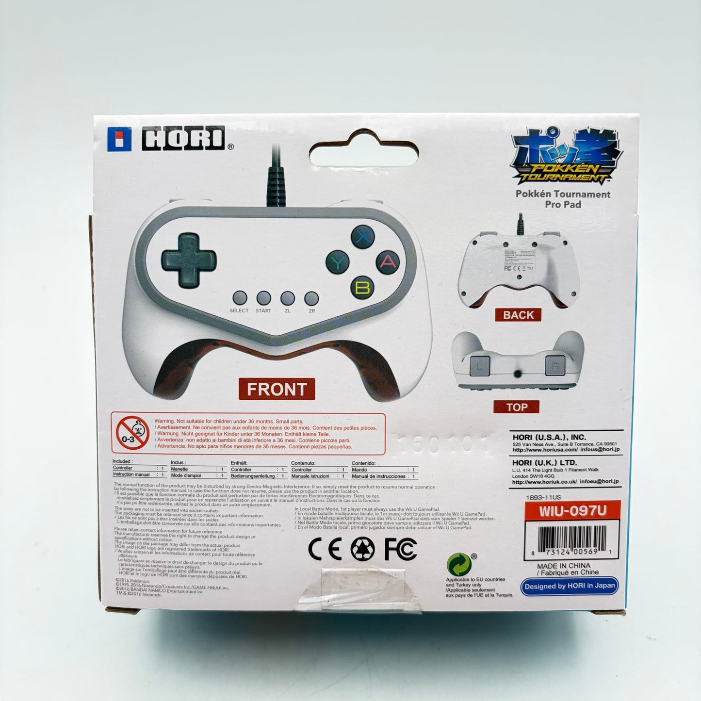 POKKEN TOURNAMENT PRO PAD - WII U - Strike Games