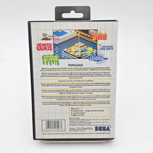 POPULOUS - MASTER SYSTEM - Strike Games