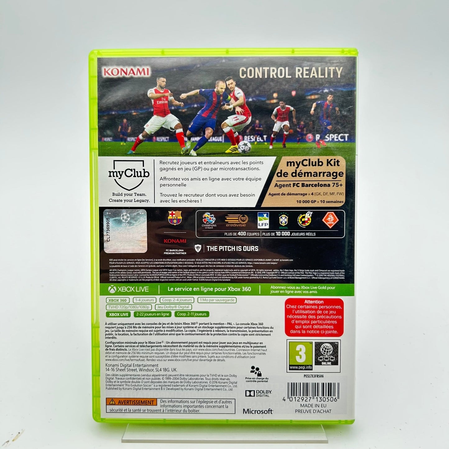 PRO EVOLUTION SOCCER 2017 - XBOX 360 - Strike Games