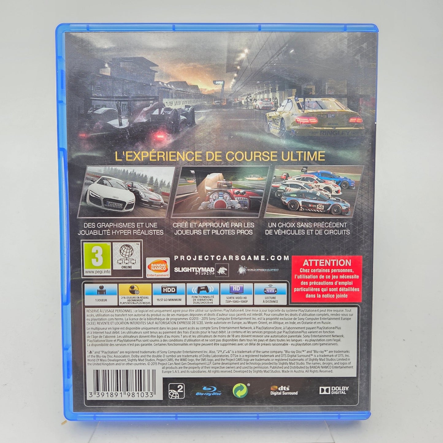 PROJECT CARS - PLAYSTATION 4 - Strike Games