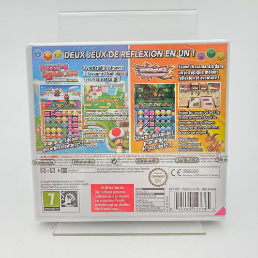 Puzzles Dragons Z + Puzzle Dragons Super Mario - Nintendo 3DS [NEUF] - Strike Games