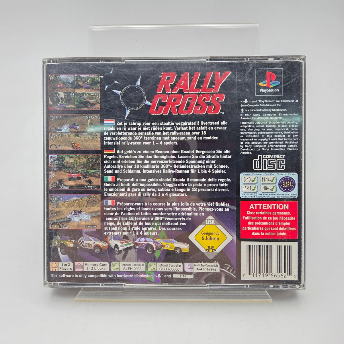 RALLY CROSS - PLAYSTATION 1 - Strike Games