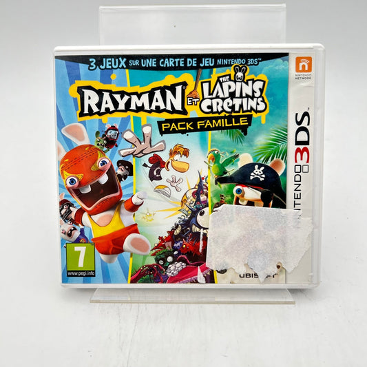 RAYMAN ET LES LAPINS CRÉTINS PACK FAMILLE - NINTENDO 3DS - Strike Games