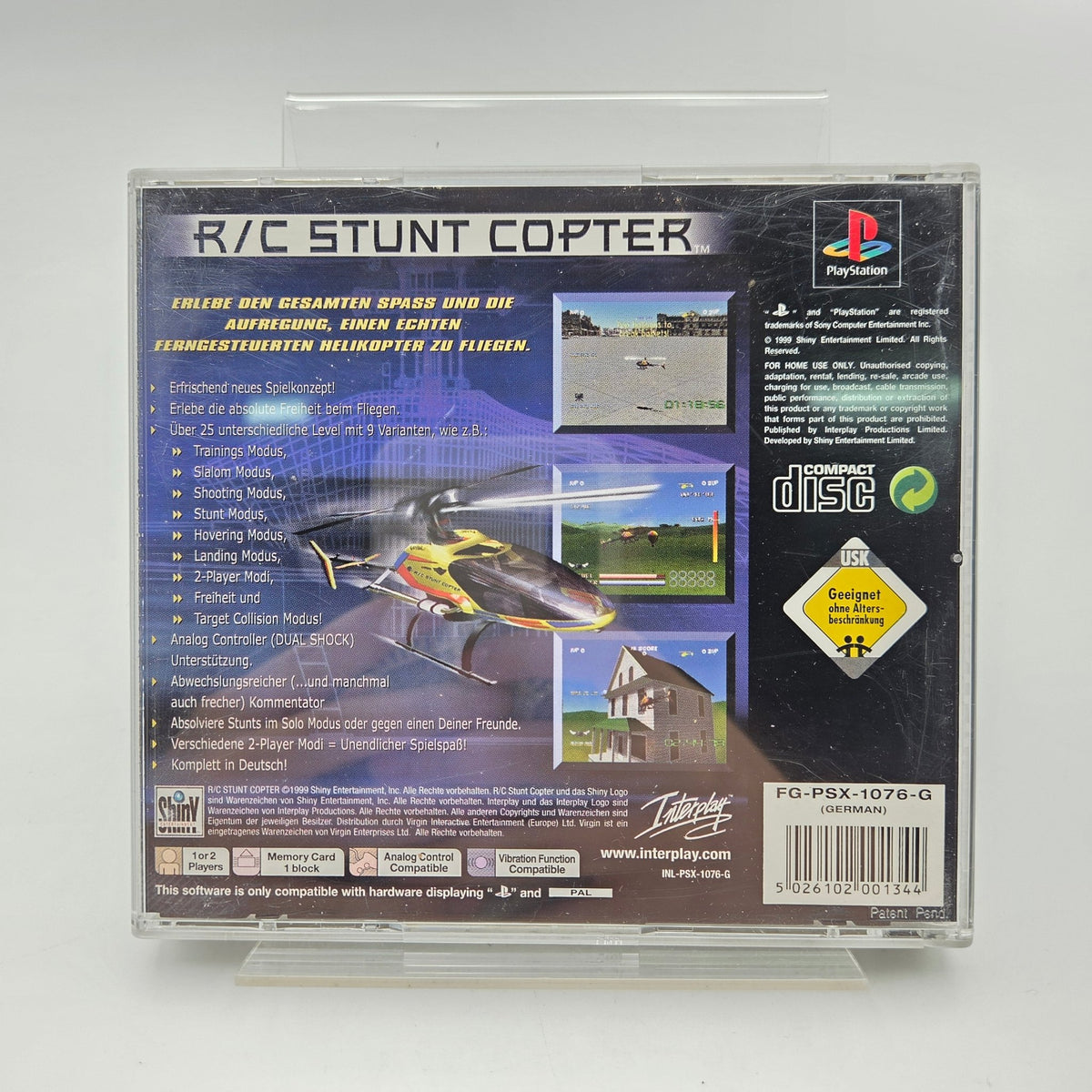 R/C STUNT COPTER - PLAYSTATION 1 - Strike Games