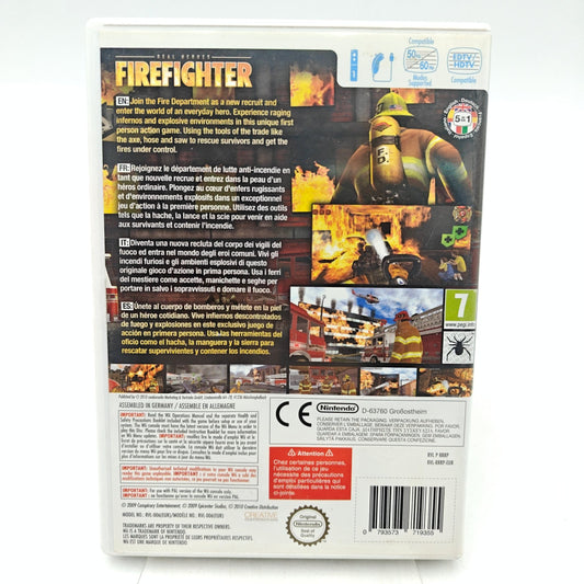 REAL HEROES: FIREFIGHTER - NINTENDO WII - Strike Games
