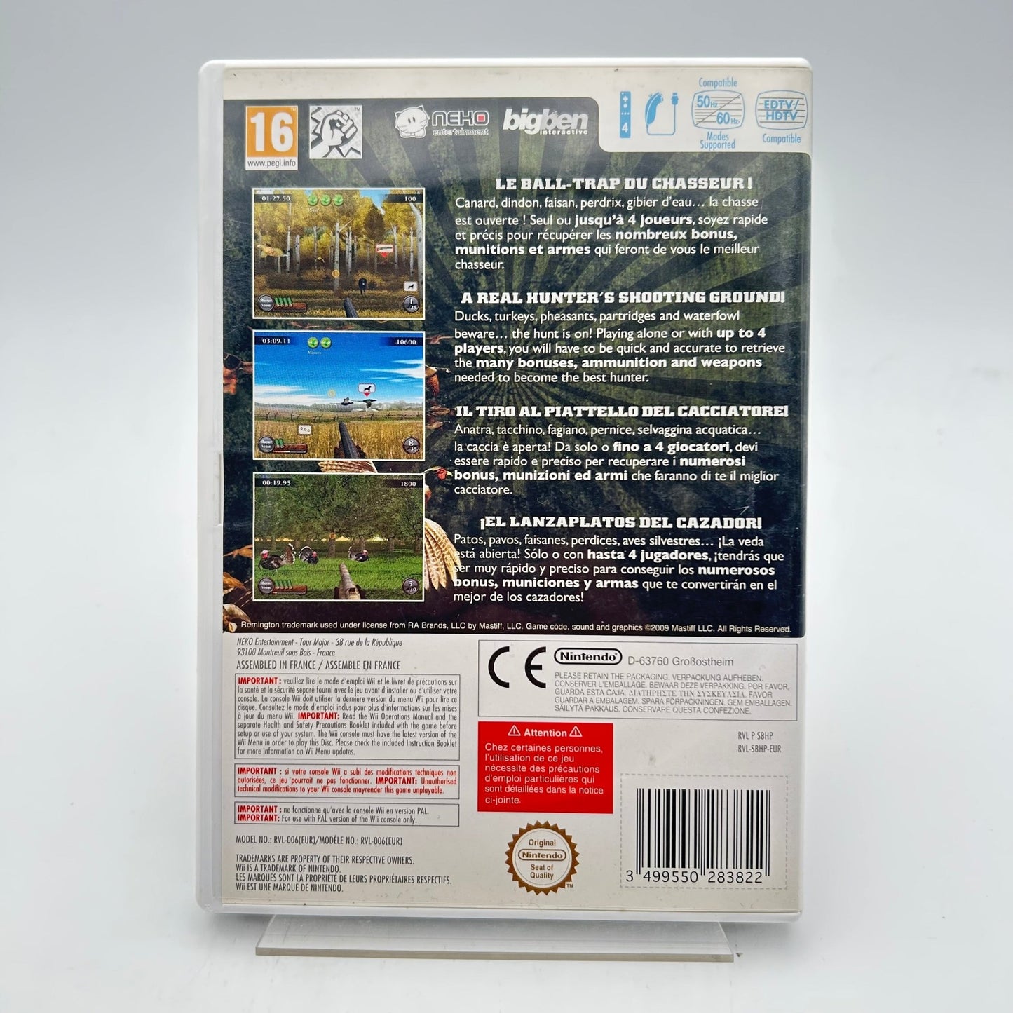 REMINGTON GREAT AMERICAN BIRD HUNT - WII - Strike Games