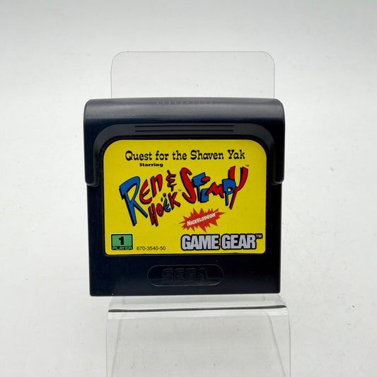 REN & STIMPY: QUEST FOR THE SHAVEN YAK - GAMEGEAR - Strike Games