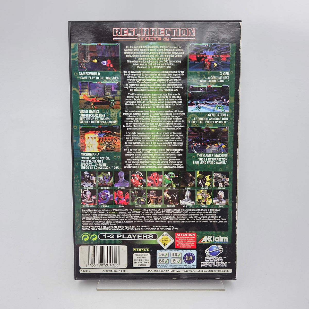 Ressurection Rise 2 - Saturn - Strike Games