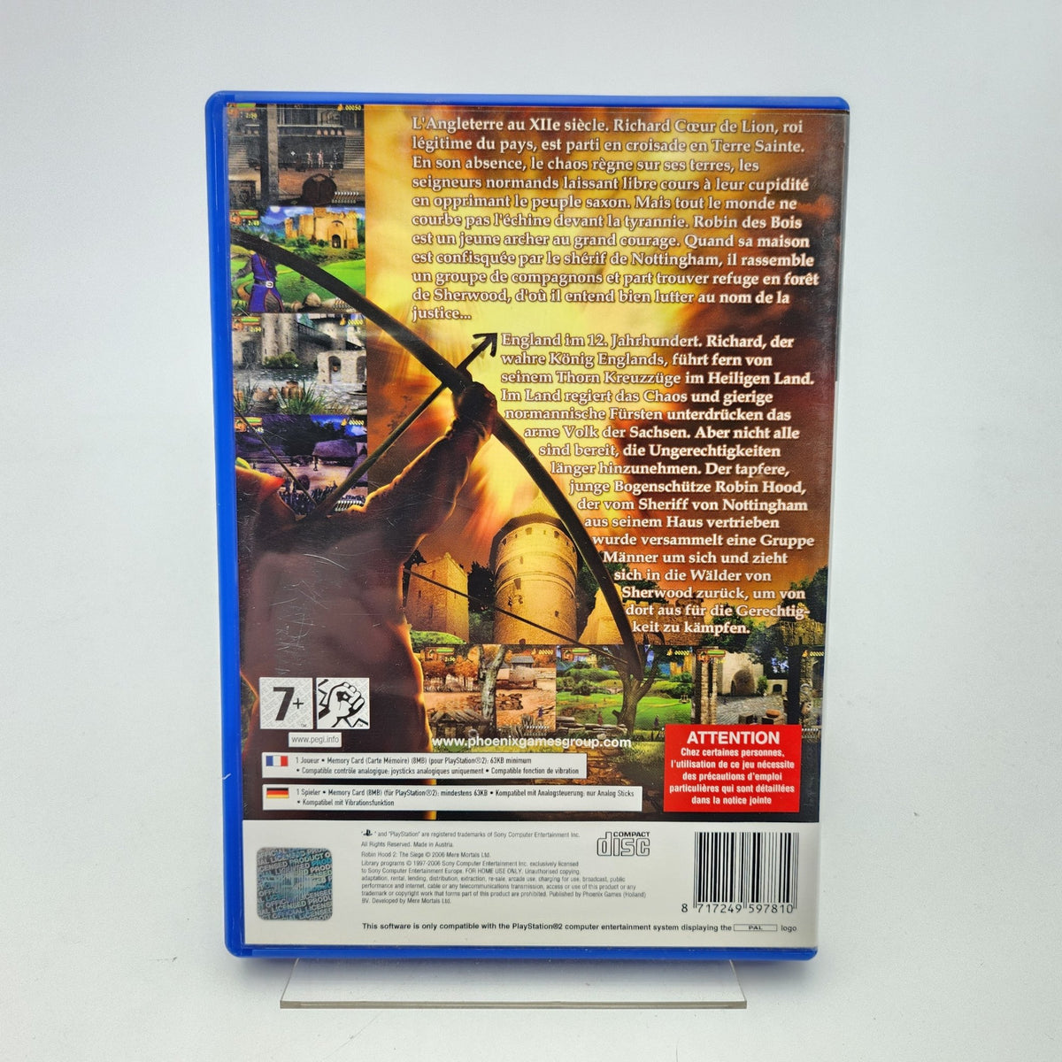 ROBIN HOOD 2 THE SIEGE - PLAYSTATION 2 - Strike Games