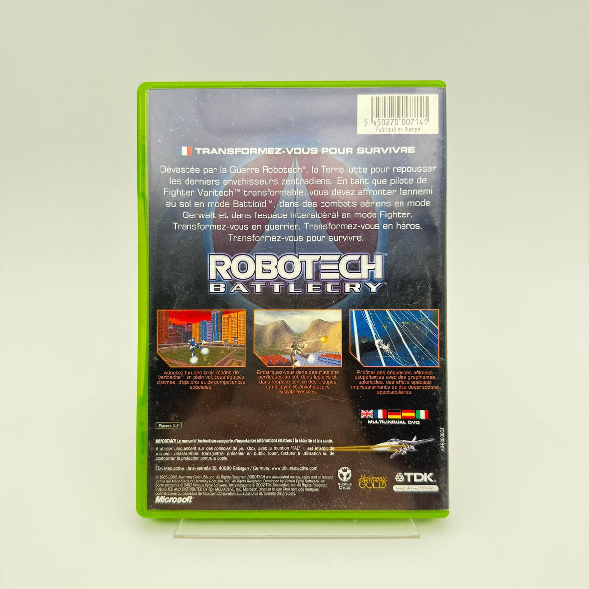 ROBOTECH BATTLECRY - XBOX - Strike Games
