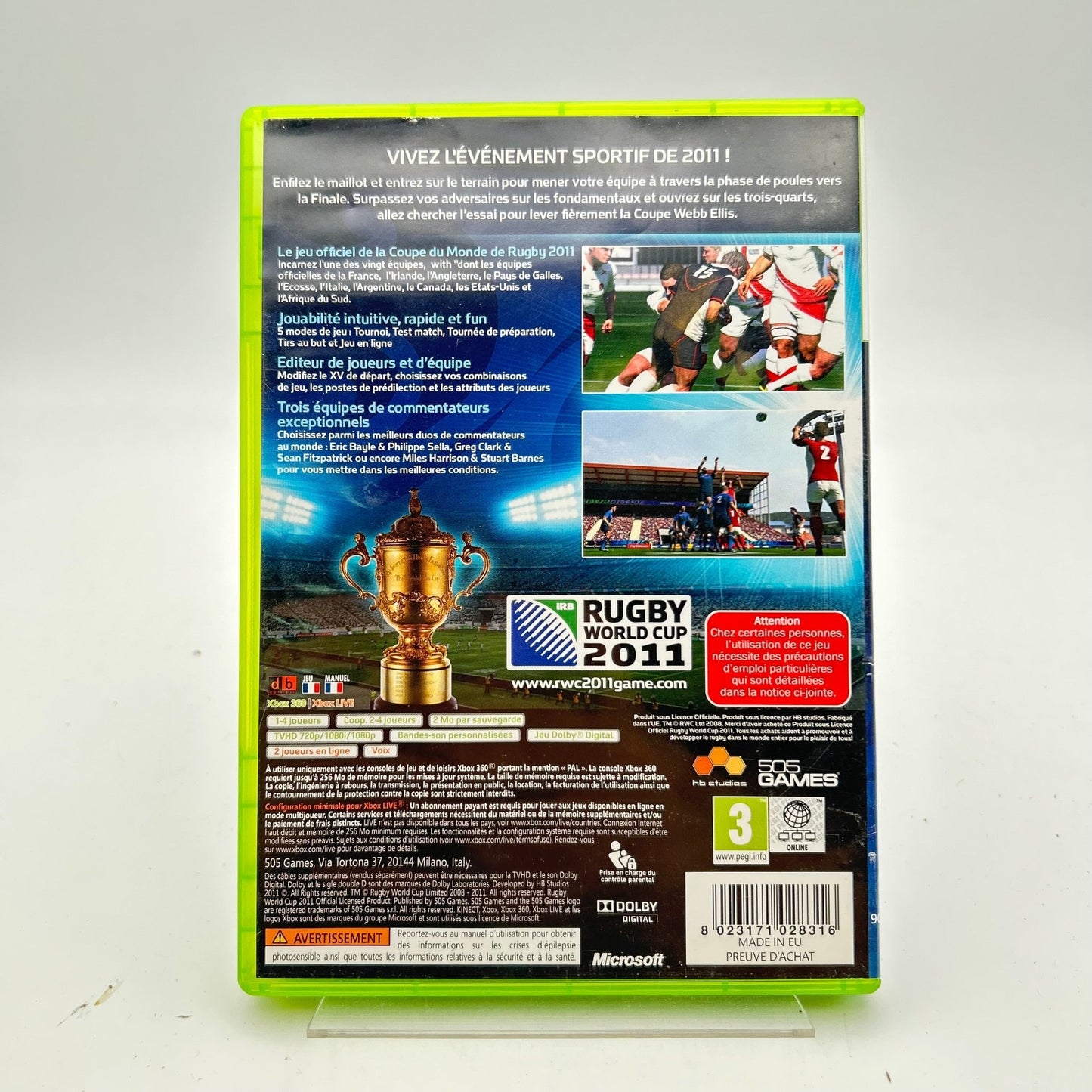 RUGBY WORLD CUP 2011 - XBOX 360 - Strike Games