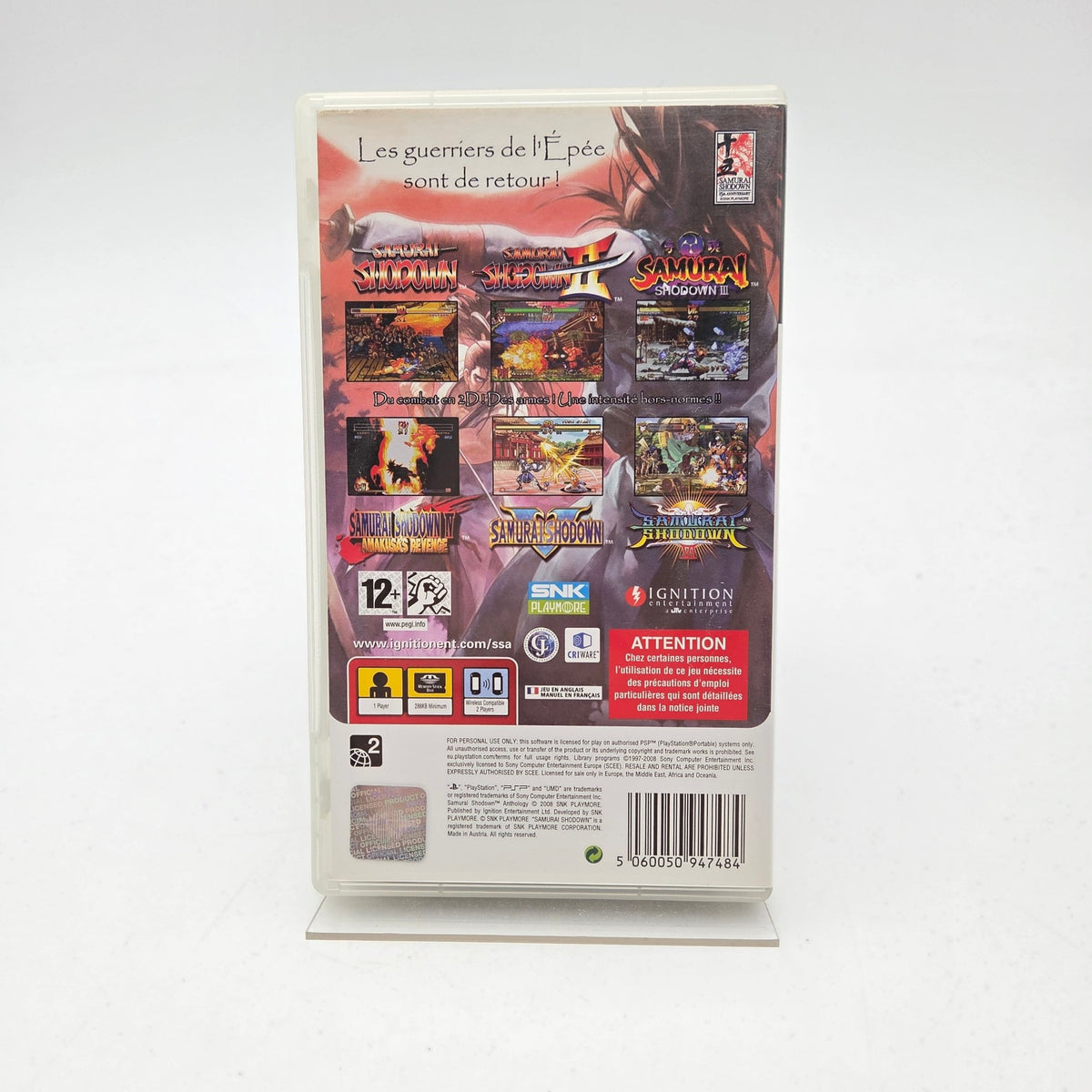 SAMURAI SHOWDOWN ANTHOLOGY - PLAYSTATION PORTABLE - Strike Games