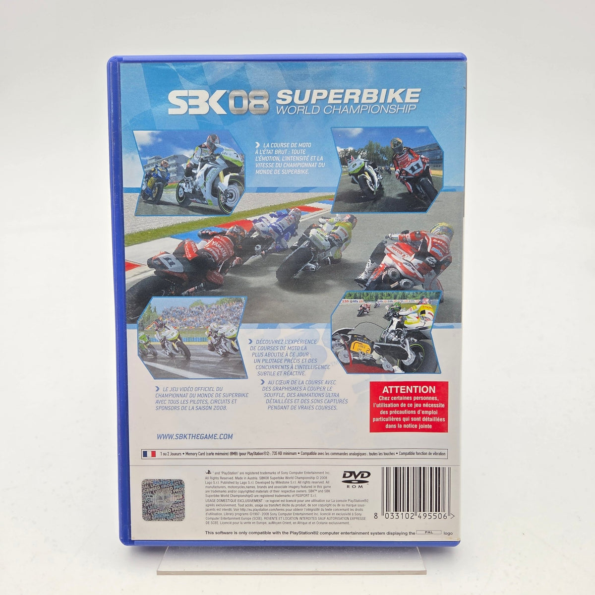 SBK 08 SUPERBIKE WORLD CHAMPIONSHIP - PLAYSTATION 2 - Strike Games