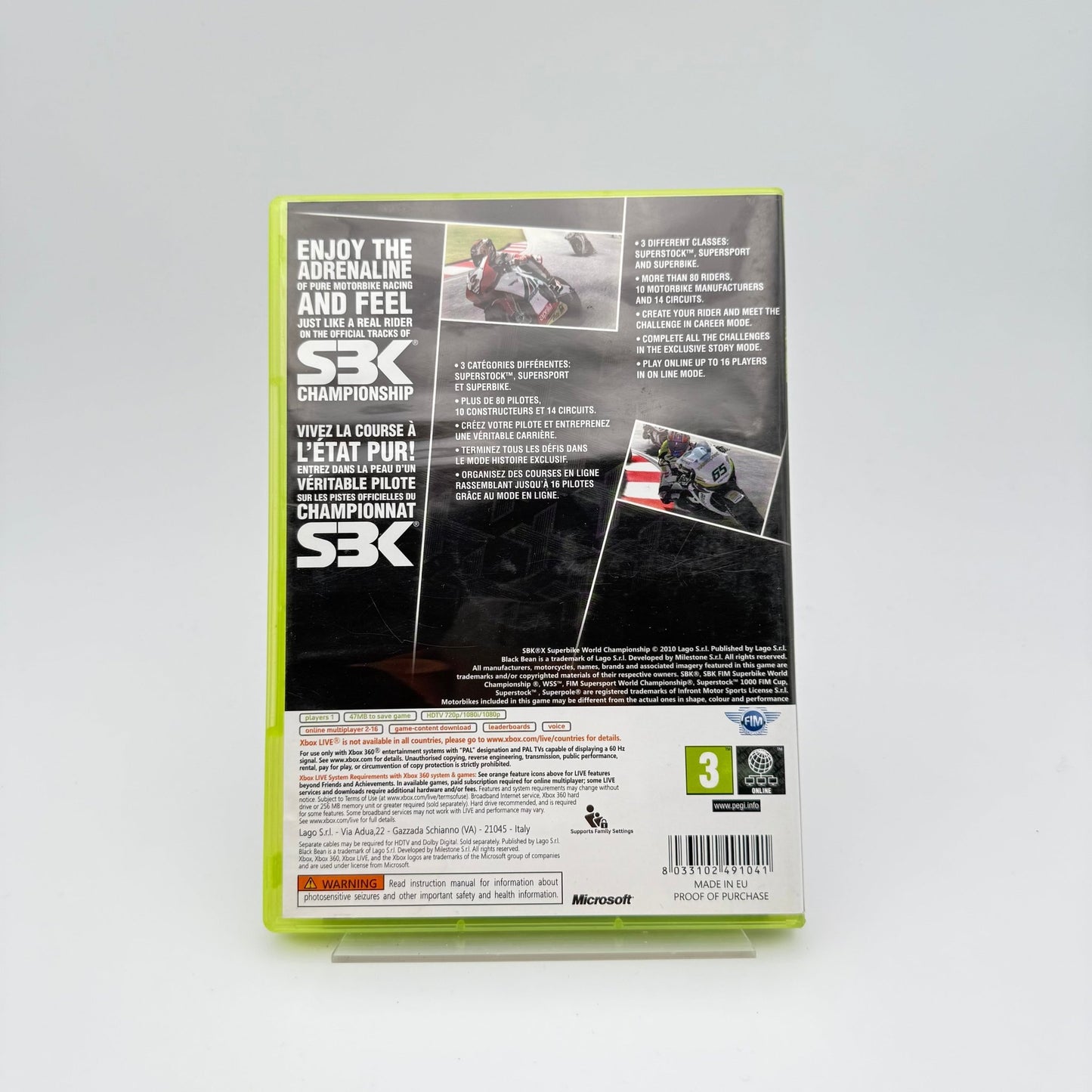 SBK X SUPERBIKE WORLD CHAMPIONSHIP - XBOX 360 - Strike Games