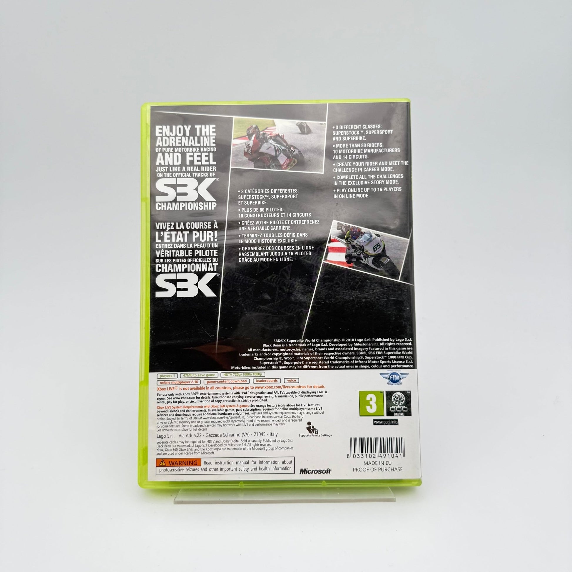 SBK X SUPERBIKE WORLD CHAMPIONSHIP - XBOX 360 - Strike Games