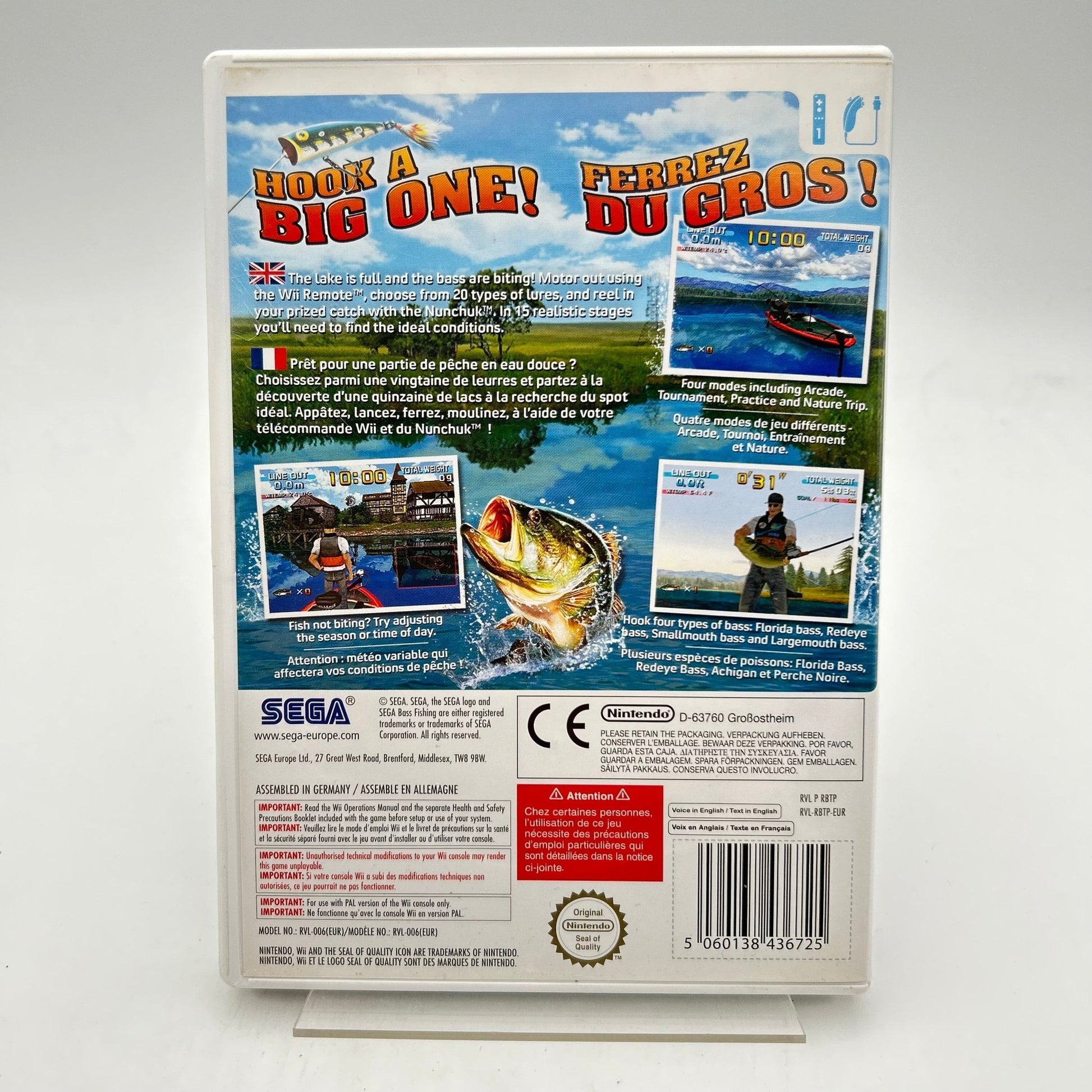 SEGA BASS FISHING - WII - Strike Games