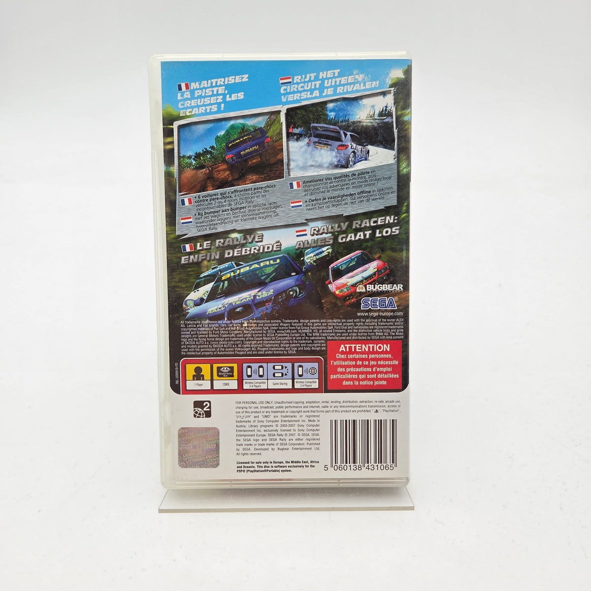SEGA RALLY - PLAYSTATION PORTABLE - Strike Games