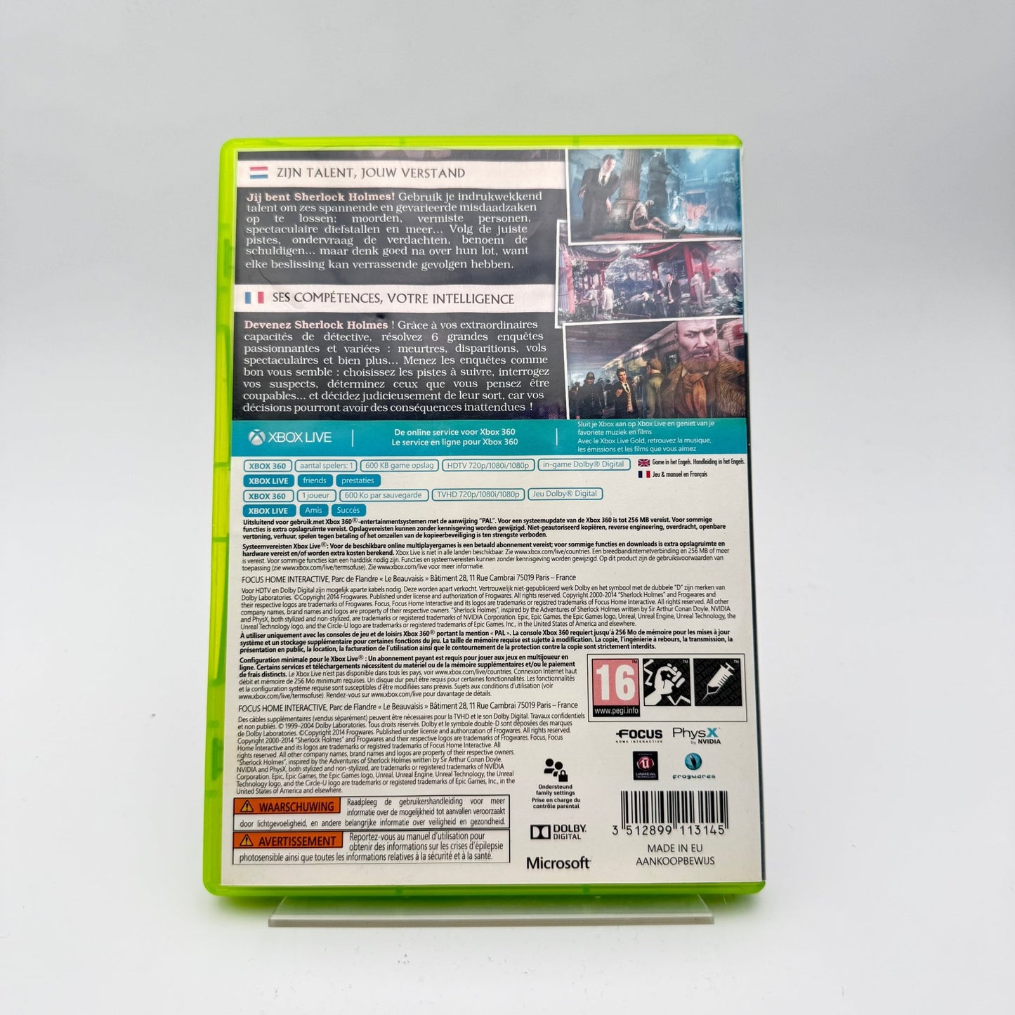SHERLOCK HOLMES CRIMES AND PUNISHMENTS - XBOX 360 - Strike Games