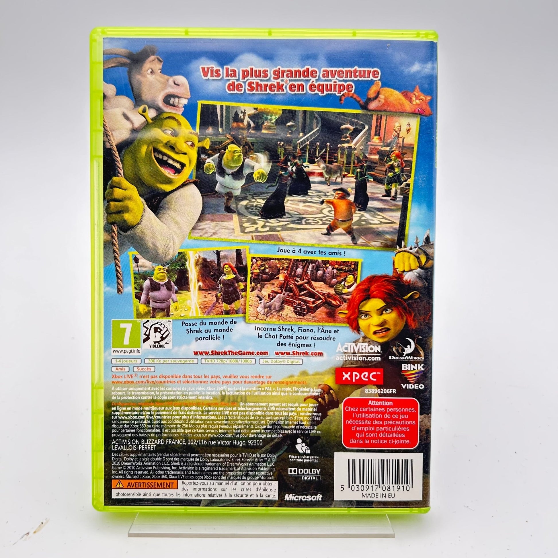 SHREK 4 IL ETAIT UNE FIN - XBOX 360 - Strike Games