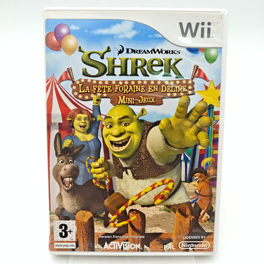 SHREK : LA FÊTE FORAINE EN DÉLIRE – MINI-JEUX - NINTENDO WII - Strike Games