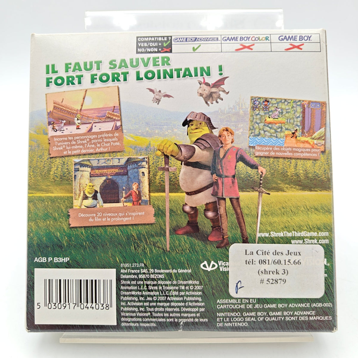 SHREK LE TROISIÈME - GAMEBOY ADVANCE - Strike Games