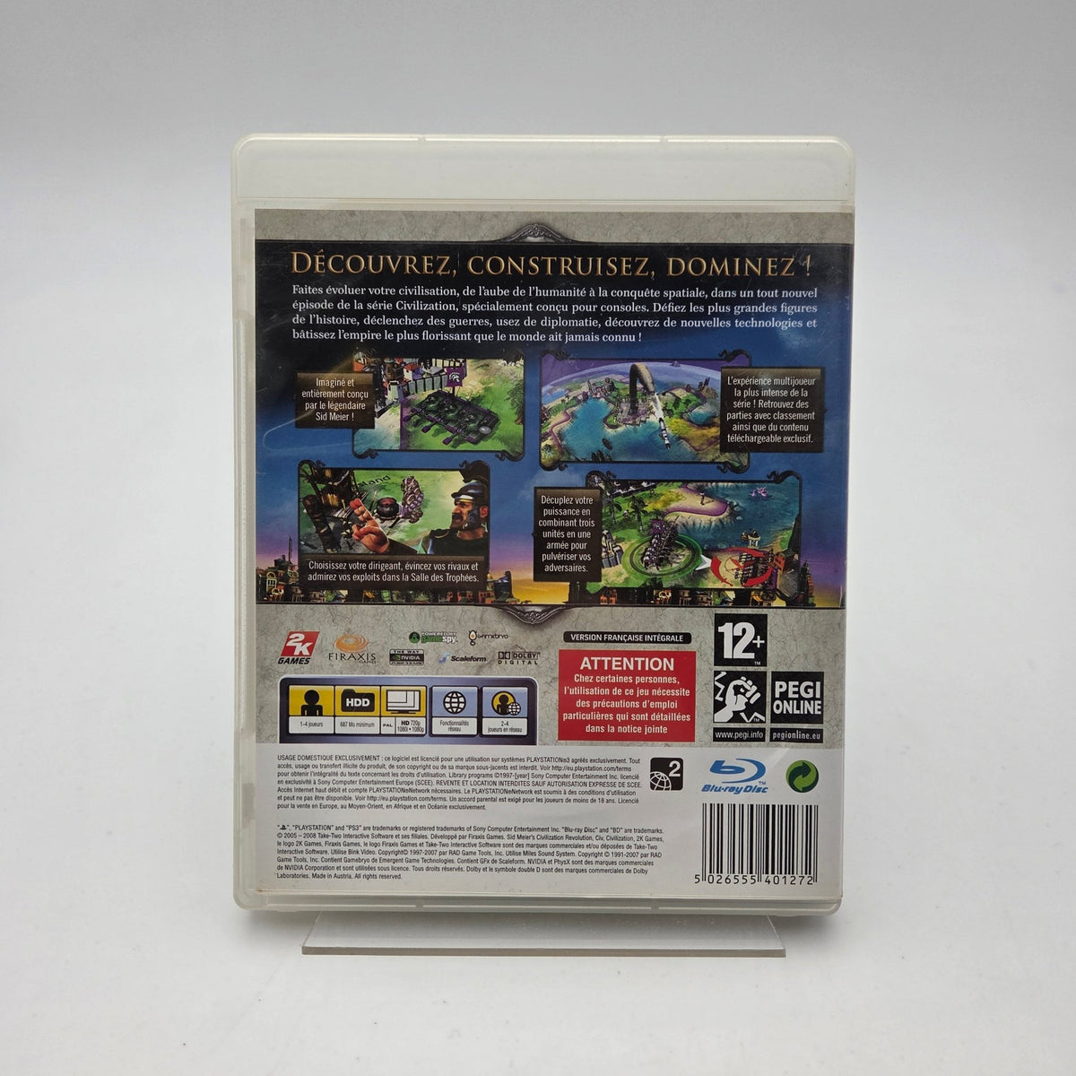 SID MEIER'S CIVILIZATION REVOLUTION - PLAYSTATION 3 - Strike Games