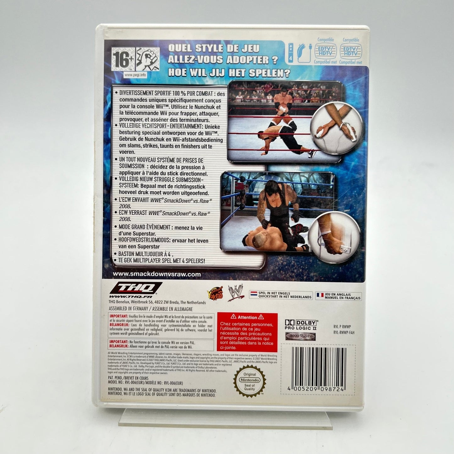 SMACKDOWN VS RAW 2008 - WII - Strike Games