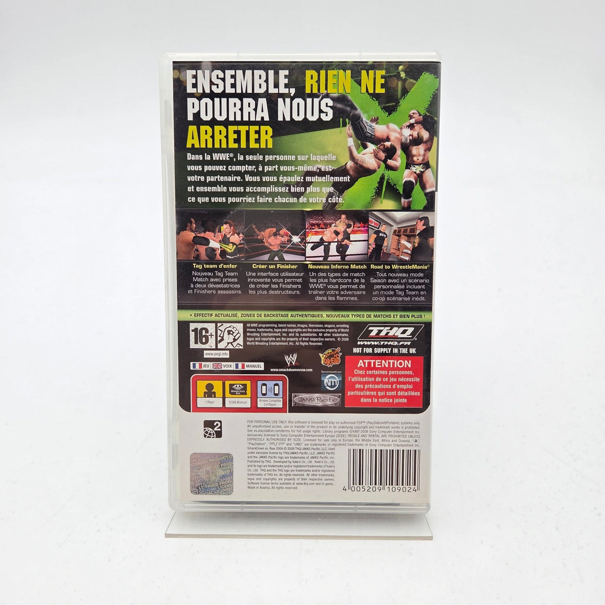 SMACKDOWN VS RAW 2009 - PLAYSTATION PORTABLE - Strike Games