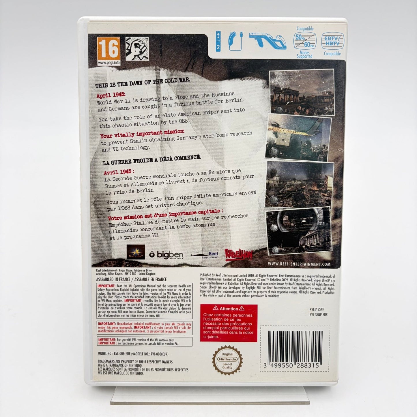 SNIPER ELITE GUN BUNDLE - WII - Strike Games