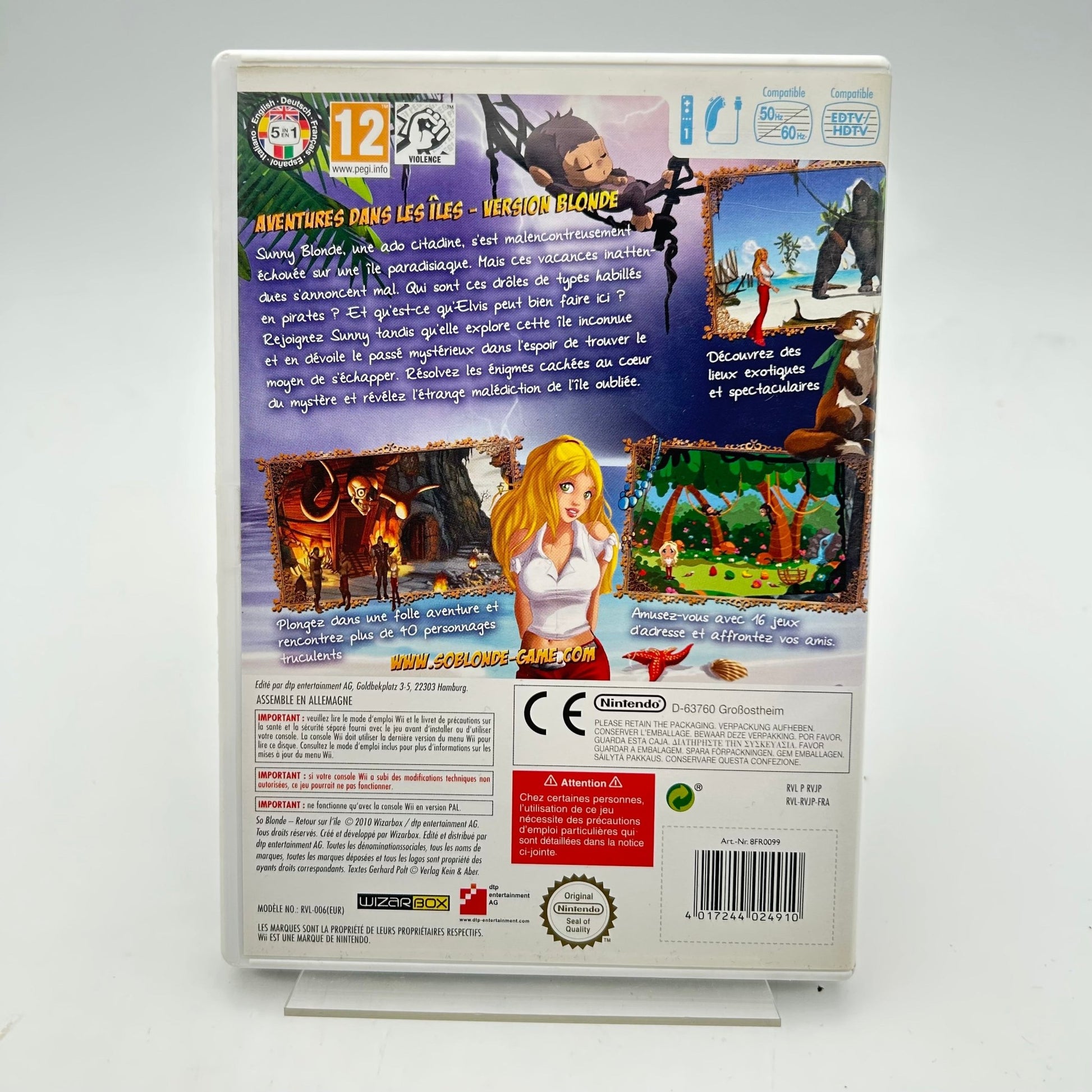 SO BLONDE RETOUR SUR L ILE - WII - Strike Games