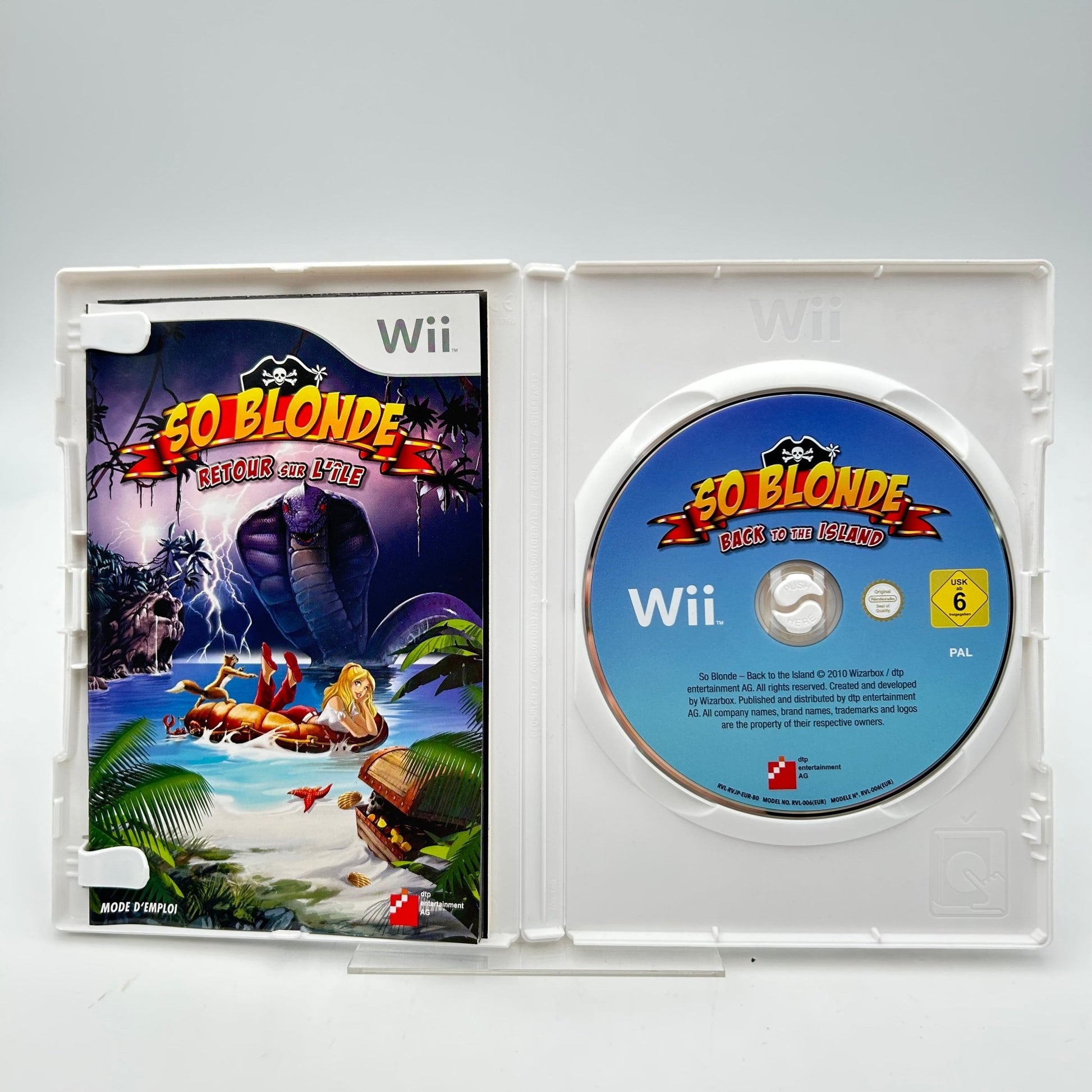 SO BLONDE RETOUR SUR L ILE - WII - Strike Games