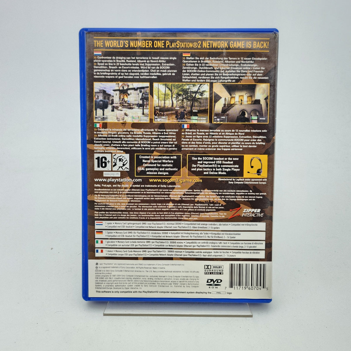 SOCOM 2 US NAVY SEALS - PLAYSTATION 2 - Strike Games