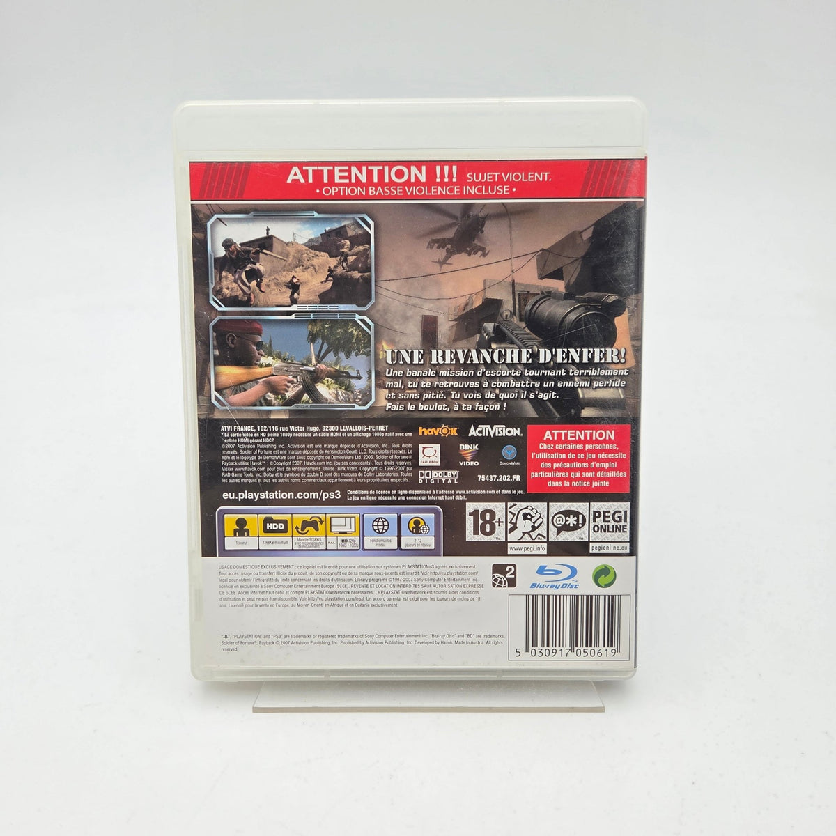 SOLDIER OF FORTUNE PAYBACK - PLAYSTATION 3 - Strike Games