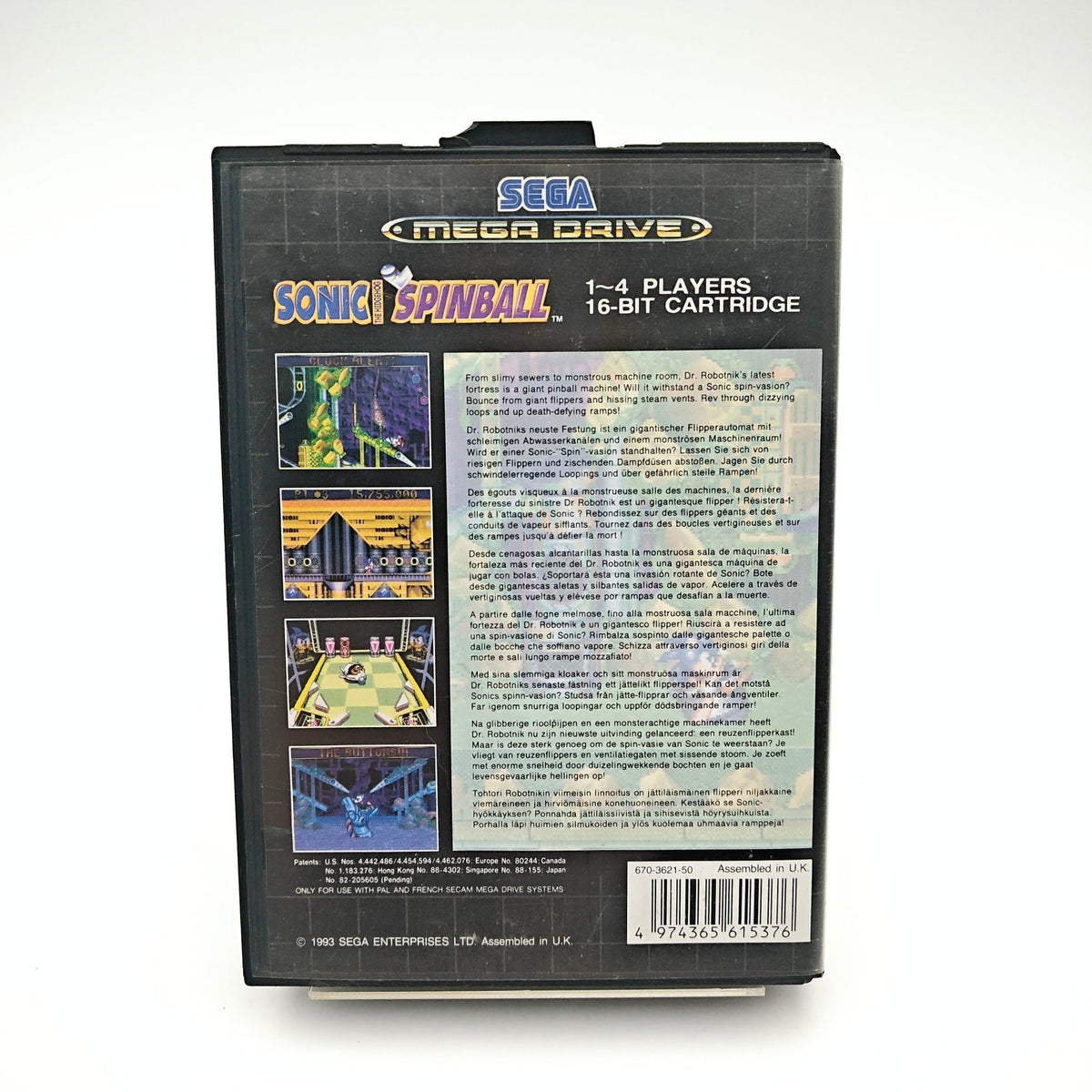 Sonic Spinball - Mega Drive - Strike Games