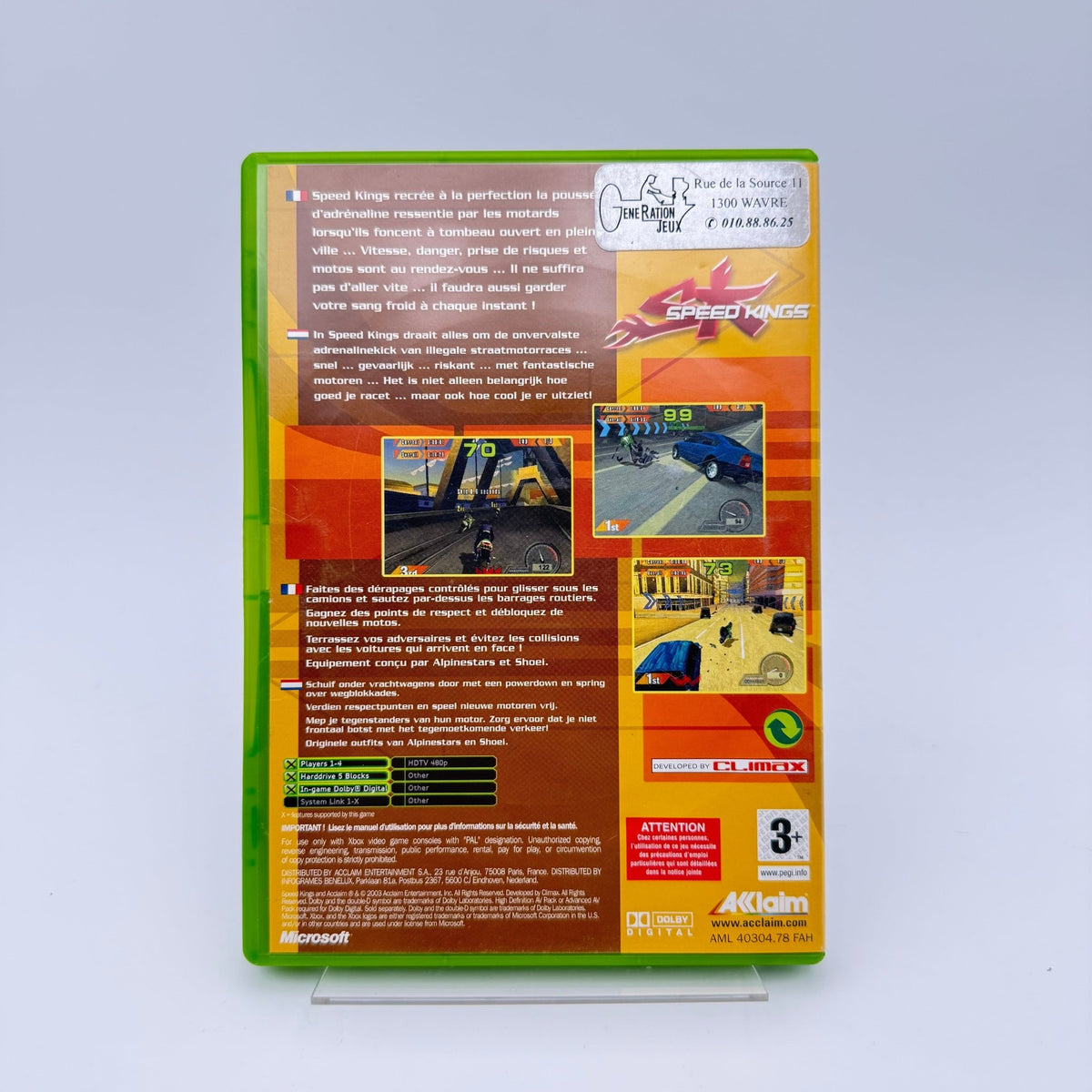 SPEED KINGS - XBOX - Strike Games