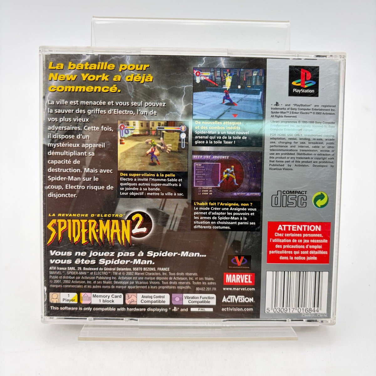 SPIDER-MAN 2: ENTER ELECTRO - PLAYSTATION 1 - Strike Games