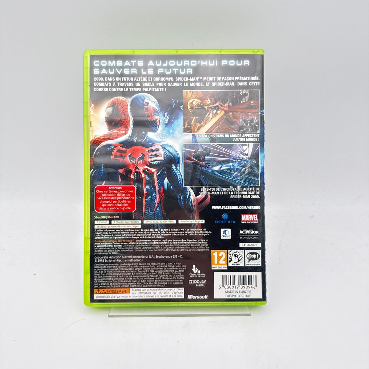 SPIDER-MAN AUX FRONTIERE DU TEMPS - XBOX 360 - Strike Games