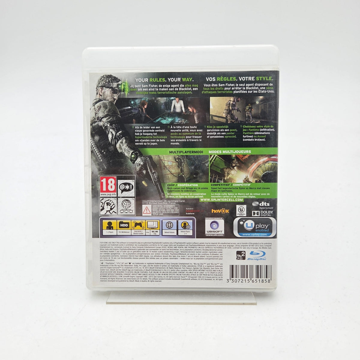 SPLINTER CELL BLACKLIST - PLAYSTATION 3 - Strike Games