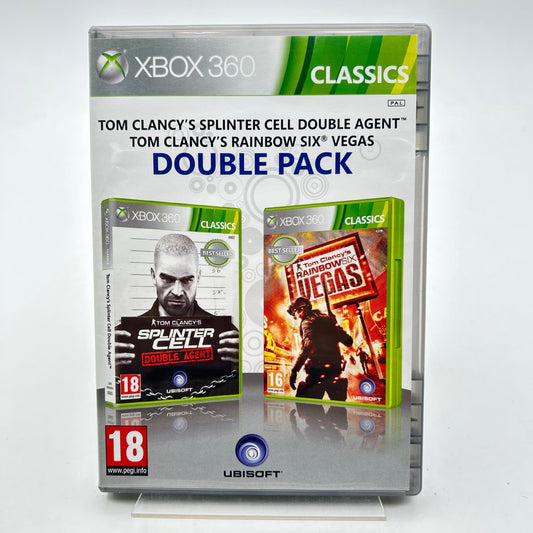 SPLINTER CELL DOUBLE AGENT / RAINBOW SIX VEGAS - XBOX 360 - Strike Games