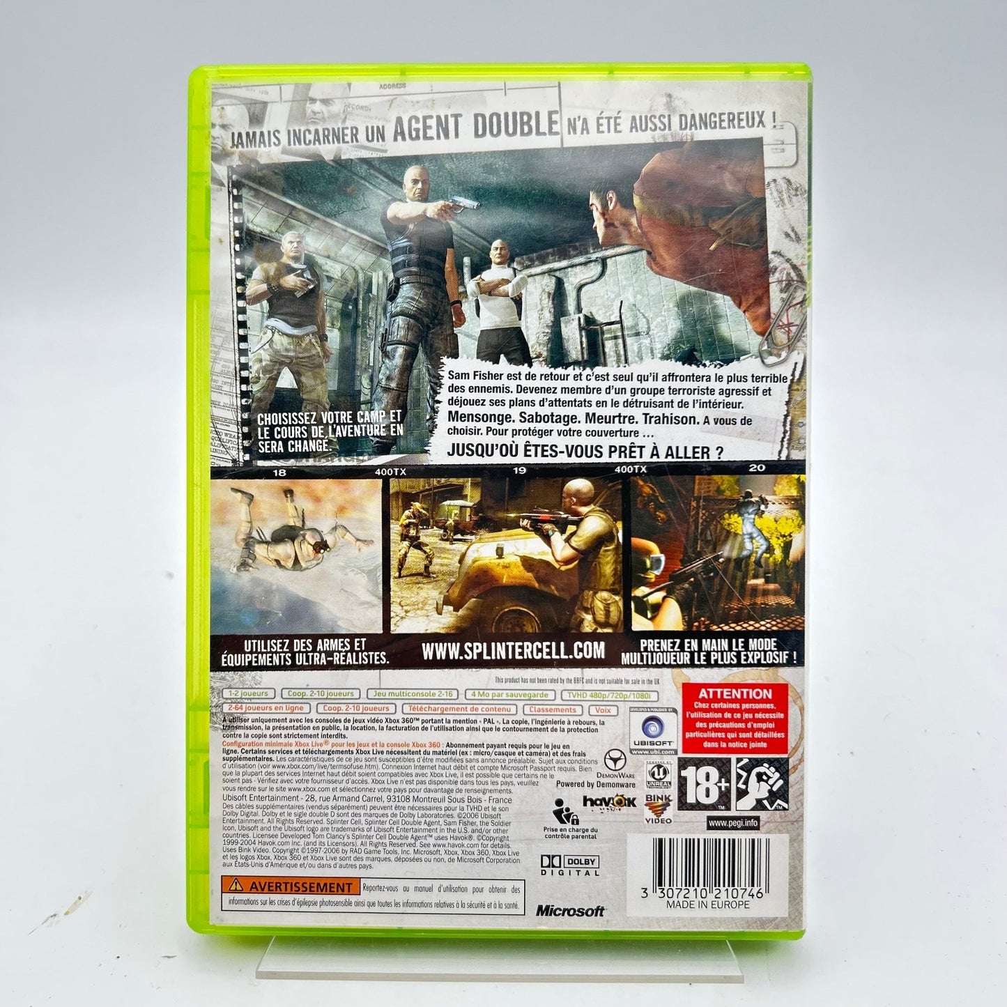 SPLINTER CELL DOUBLE AGENT - XBOX 360 - Strike Games
