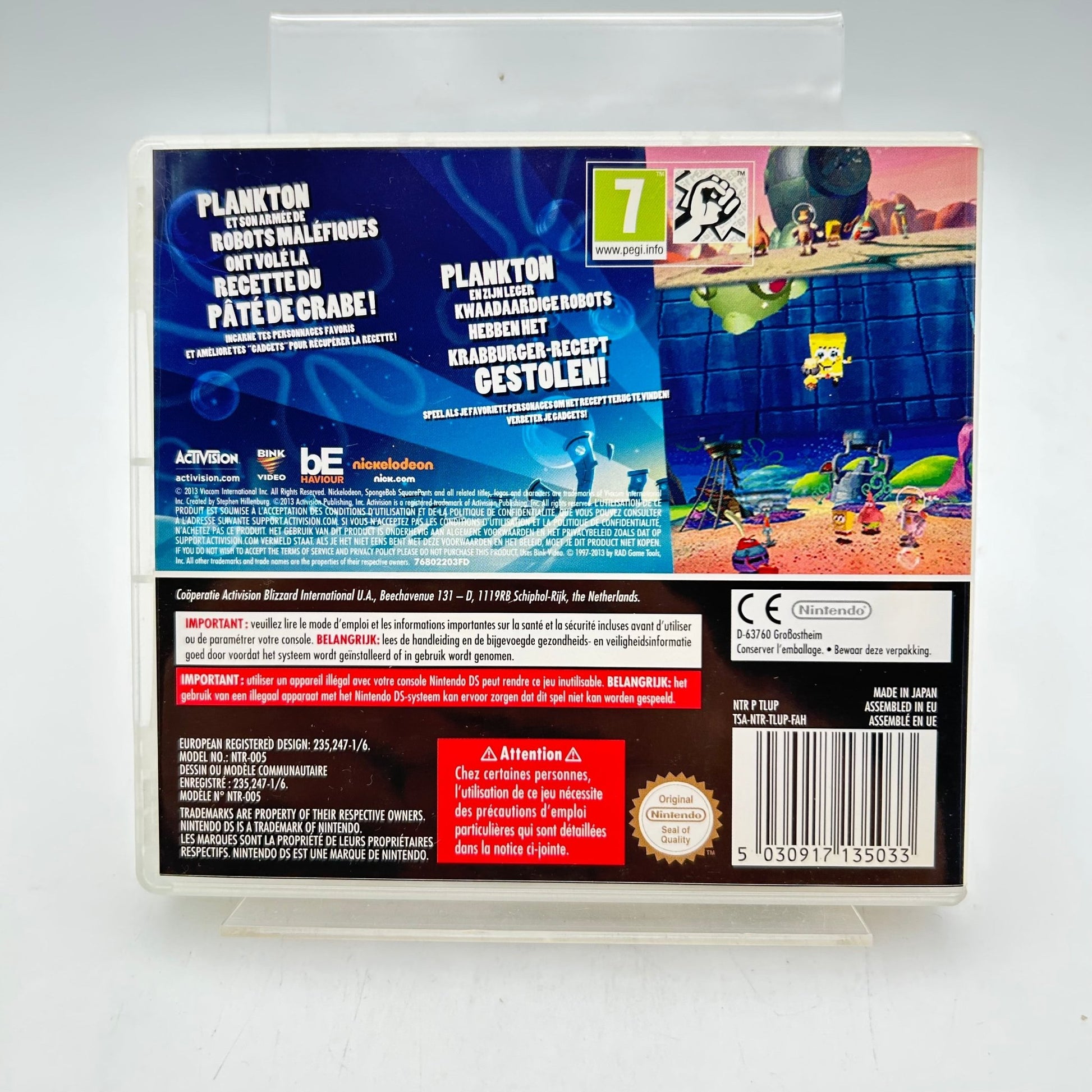 SPONGEBOB SUAREPANTS PLANKTON ROBOTIC REVENGE - NINTENDO DS - Strike Games