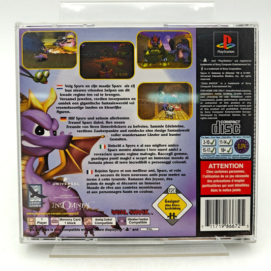SPYRO 2: GATEWAY TO GLIMMER - PLAYSTATION 1 - Strike Games