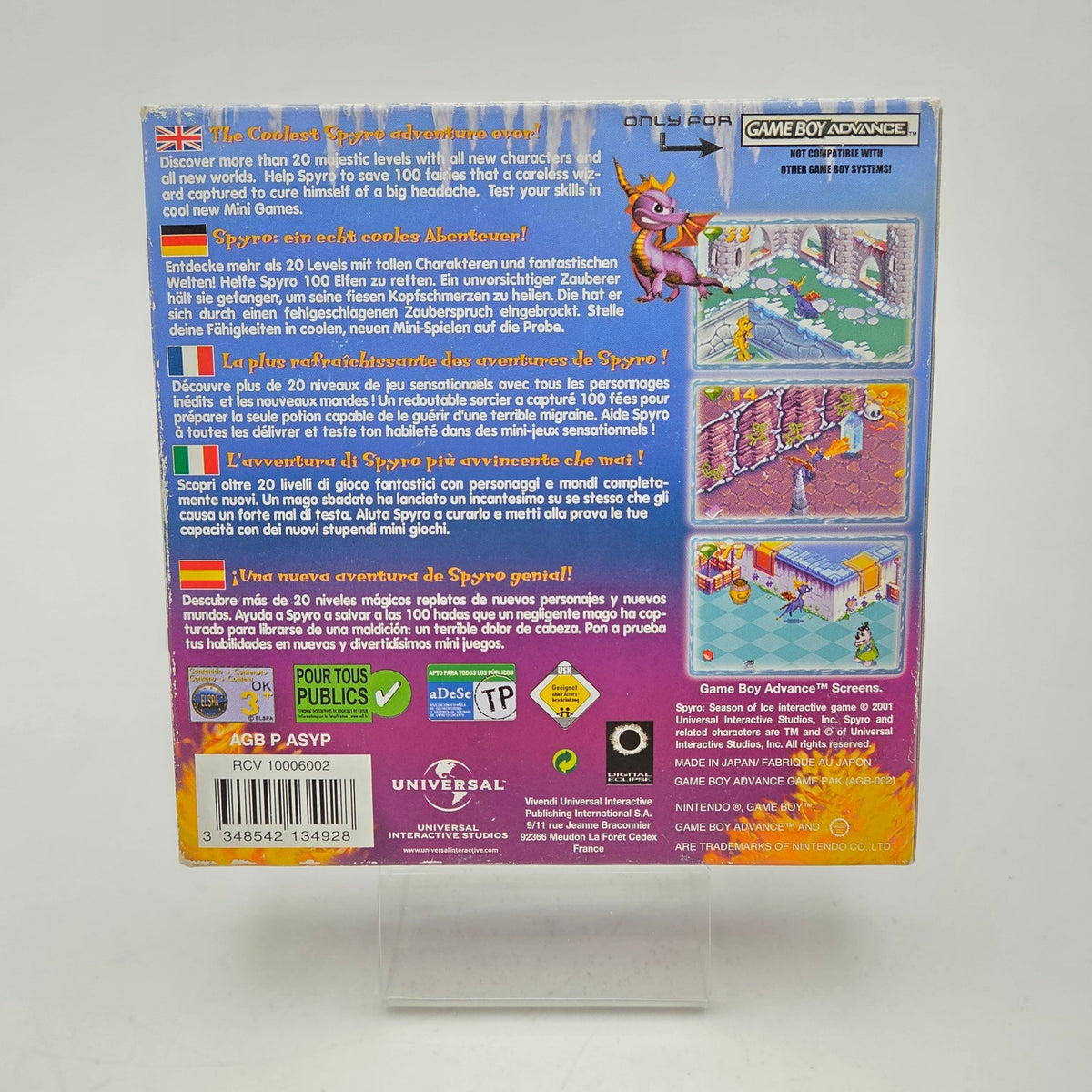 Spyro Season of Ice - Gameboy Advance - Strike Games