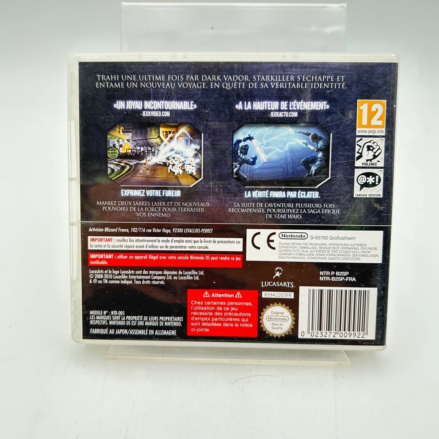 STAR WARS LE POUVOIR DE LA FORCE II - NINTENDO DS - Strike Games
