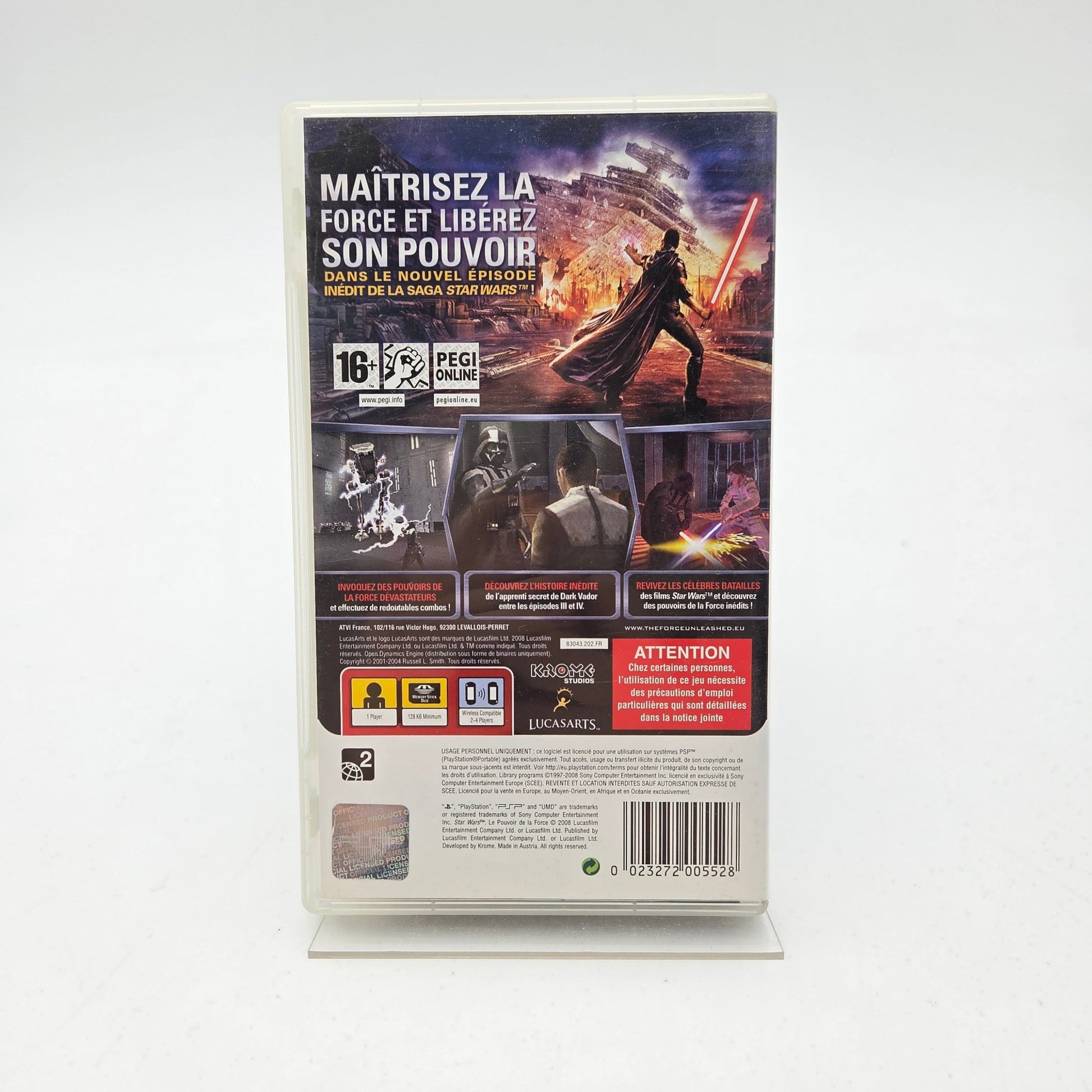 STAR WARS LE POUVOIR DE LA FORCE - PLAYSTATION PORTABLE - Strike Games