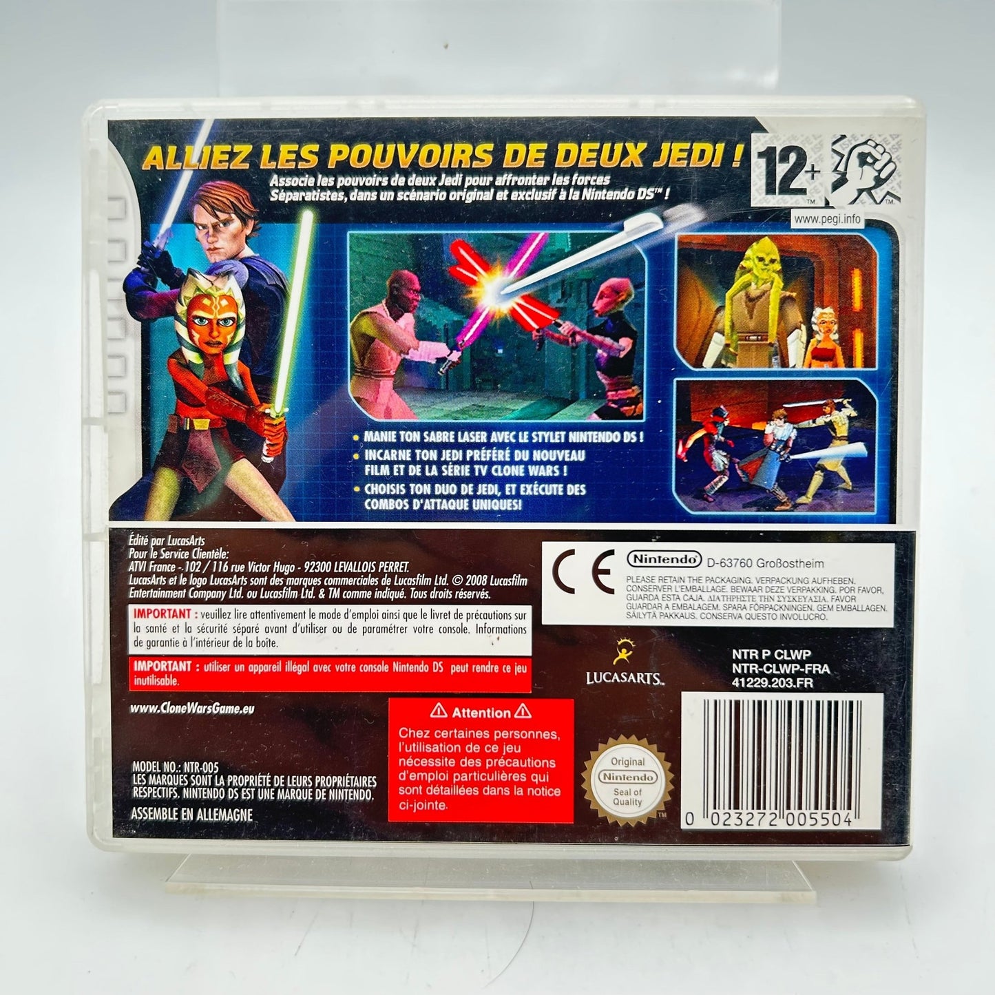 STAR WARS THE CLONE WARS L’ALLIANCE JEDI - NINTENDO DS - Strike Games