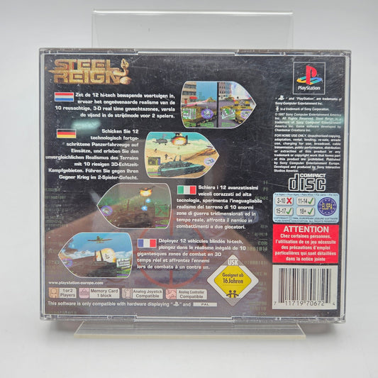 STEEL REIGN - PLAYSTATION 1 - Strike Games